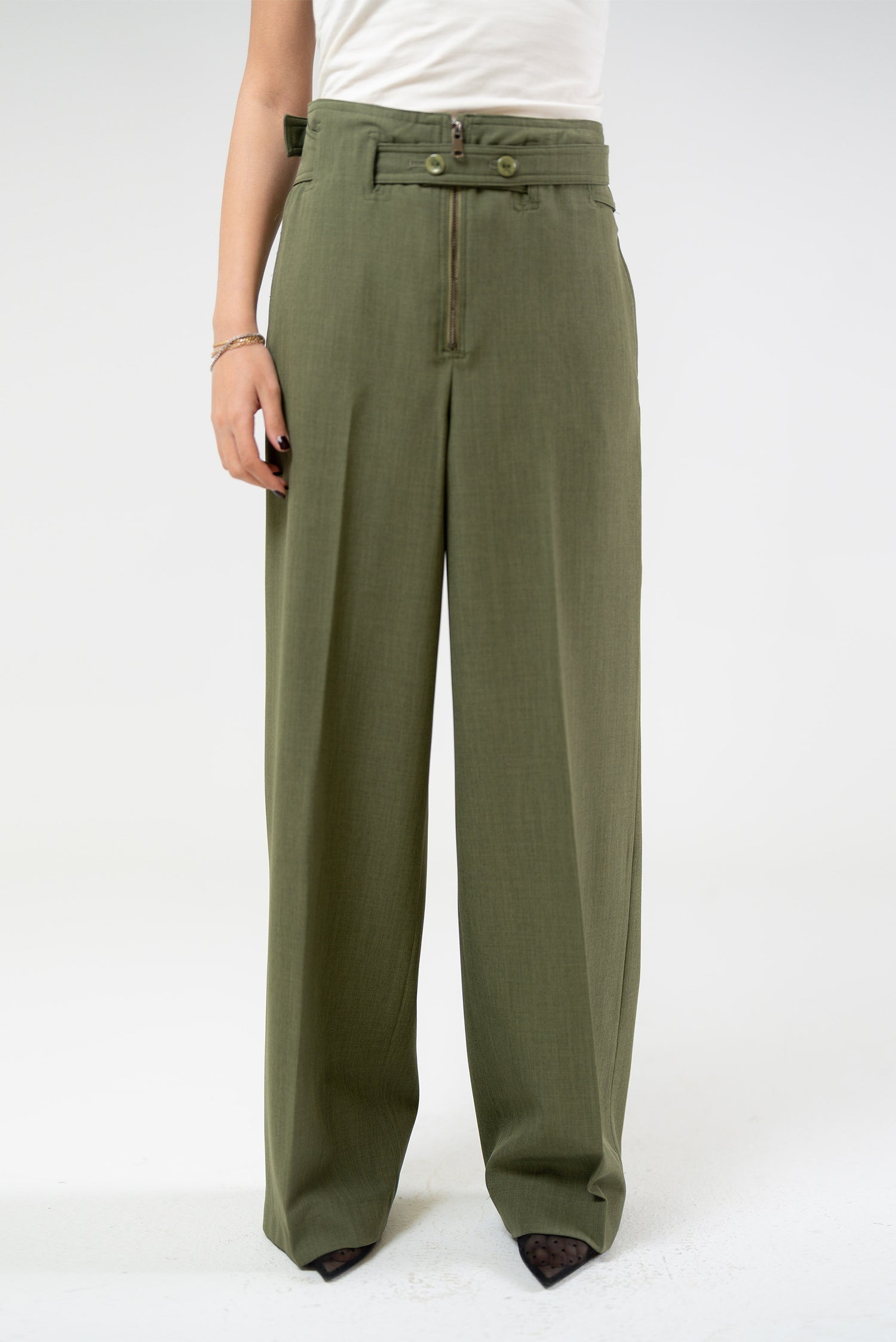 Wide-Leg Trousers