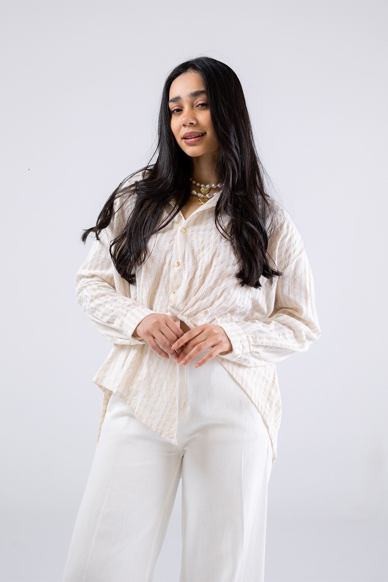 Twisted Stripe Shirt