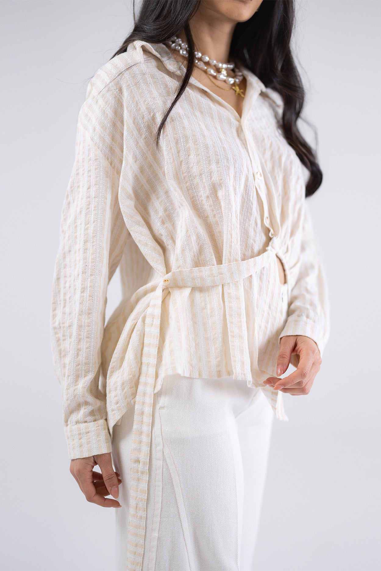 Twisted Stripe Shirt