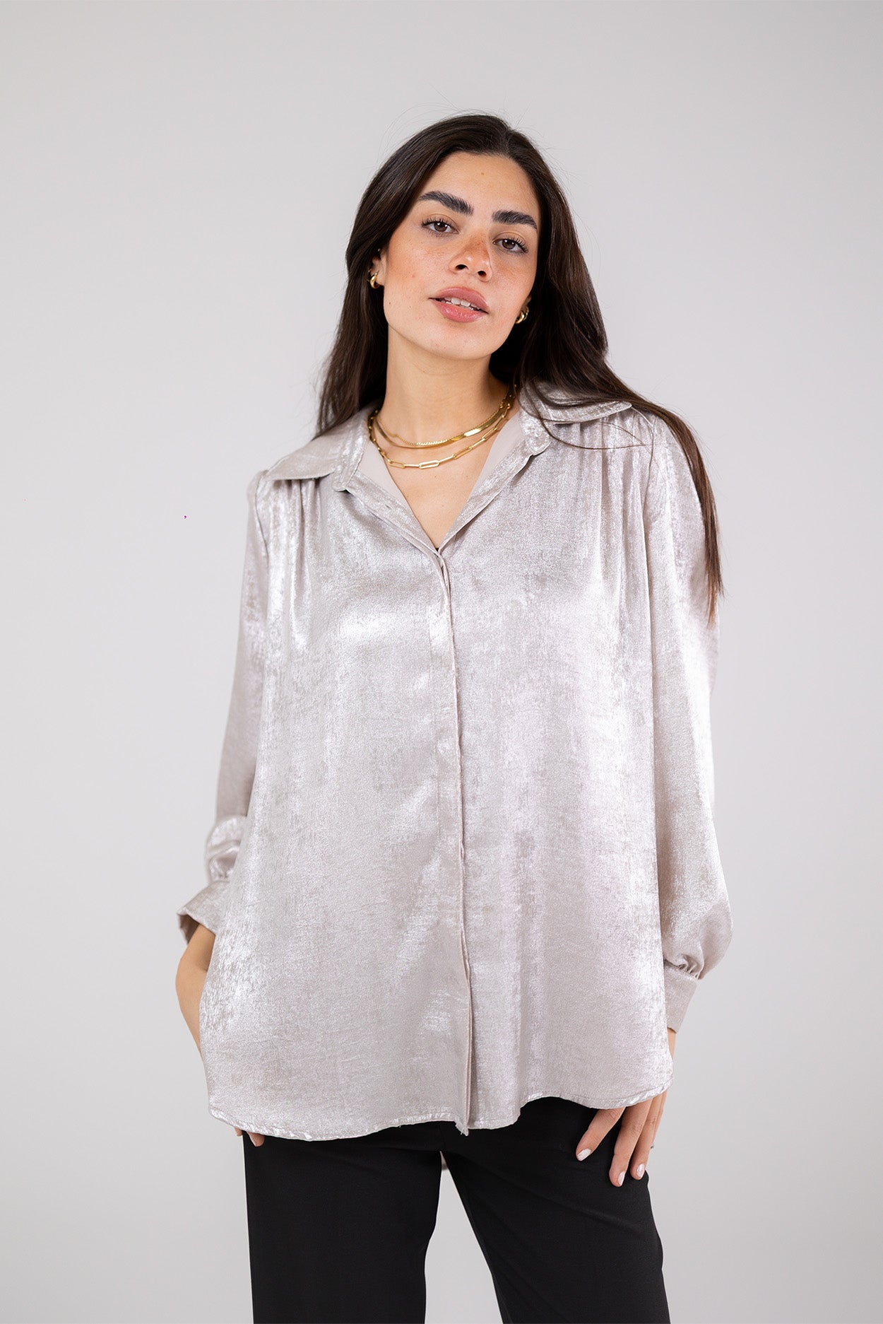 Soft Metallic Shirt