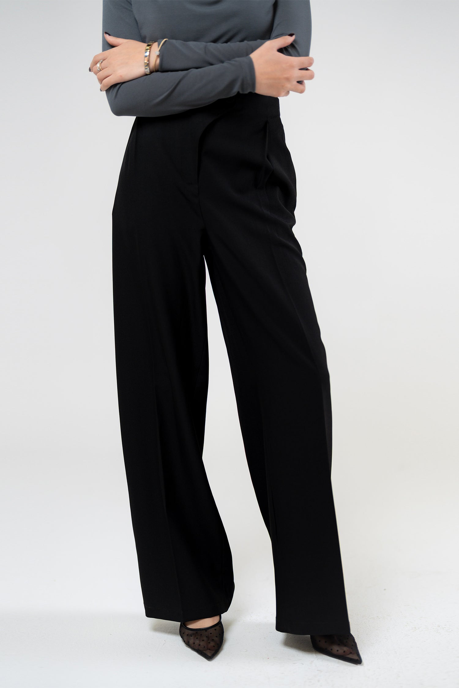 High-Waist Trousers