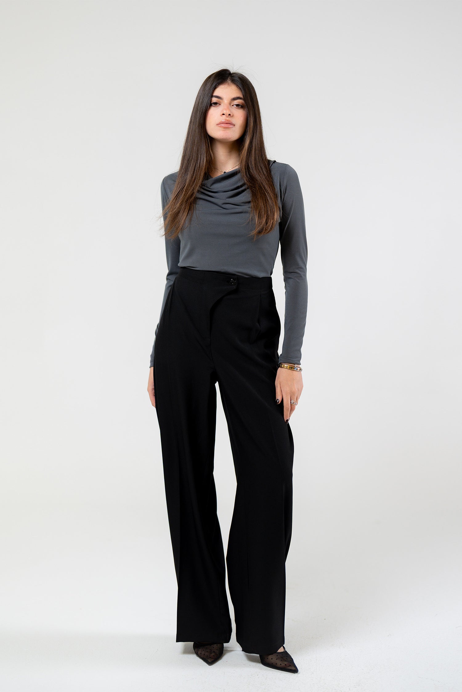 High-Waist Trousers