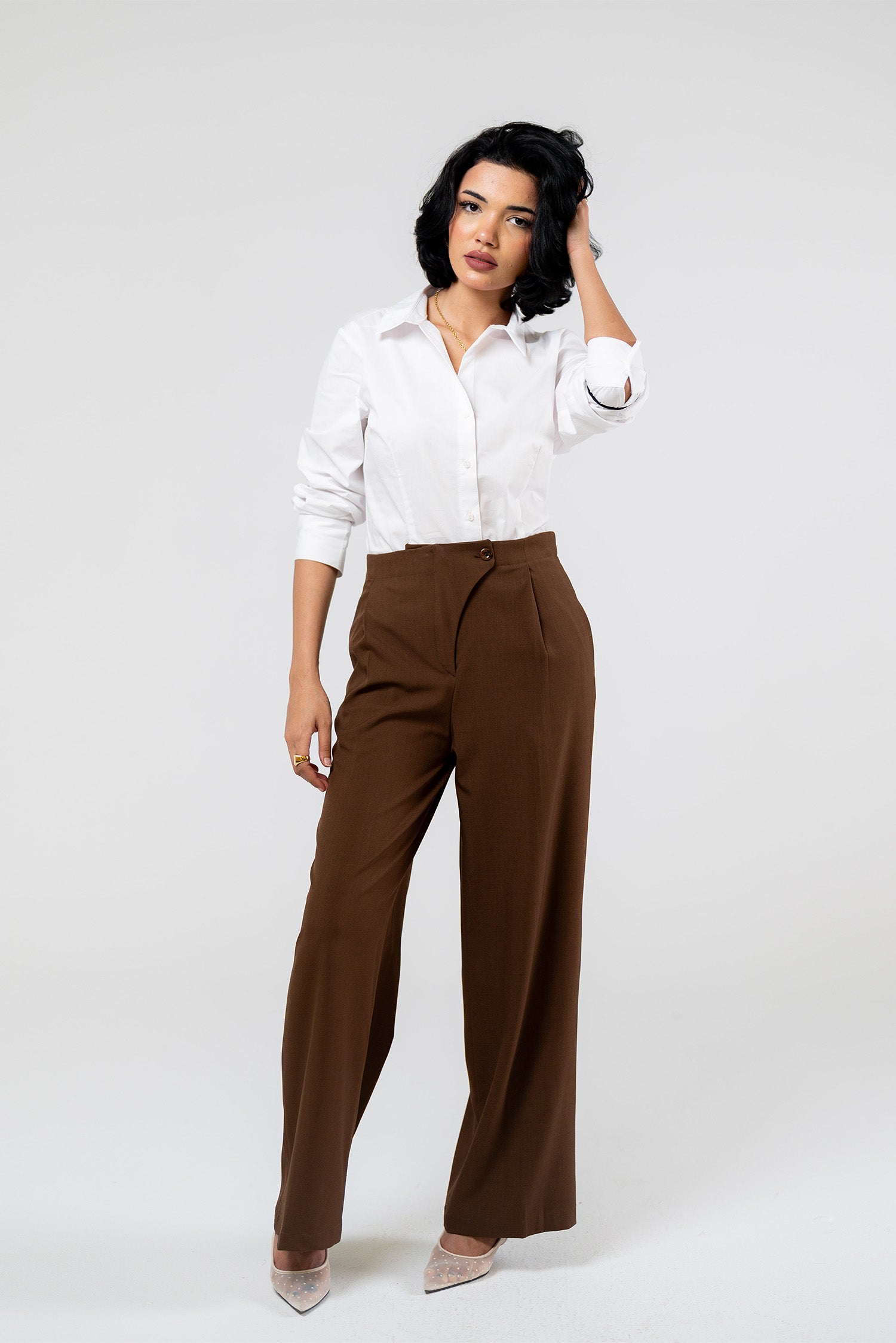 High-Waist Trousers