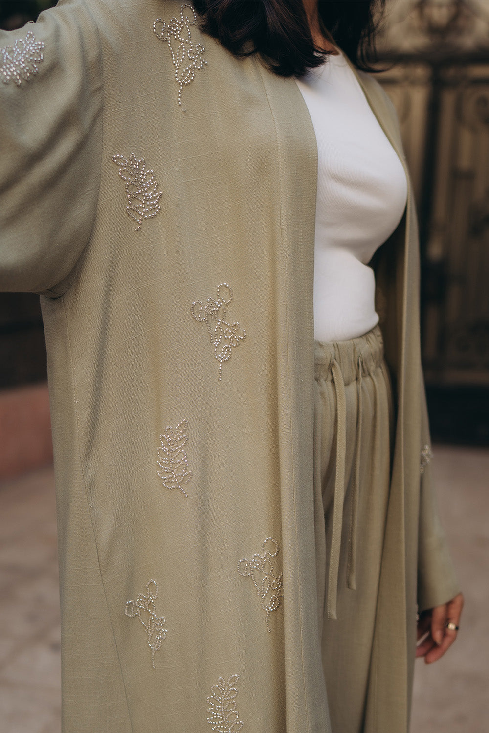 Soft Sequined Kimono