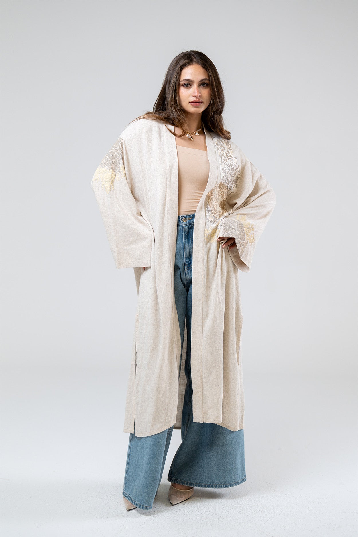 Embroidered Kimono