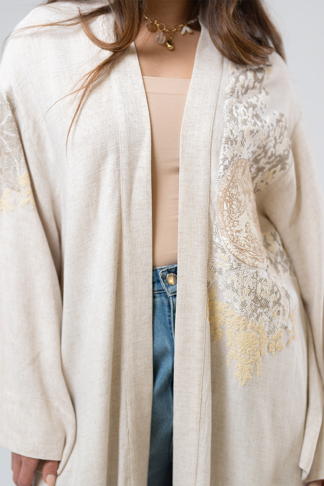 Embroidered Kimono