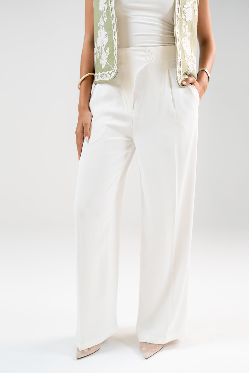 High-Waist Trousers