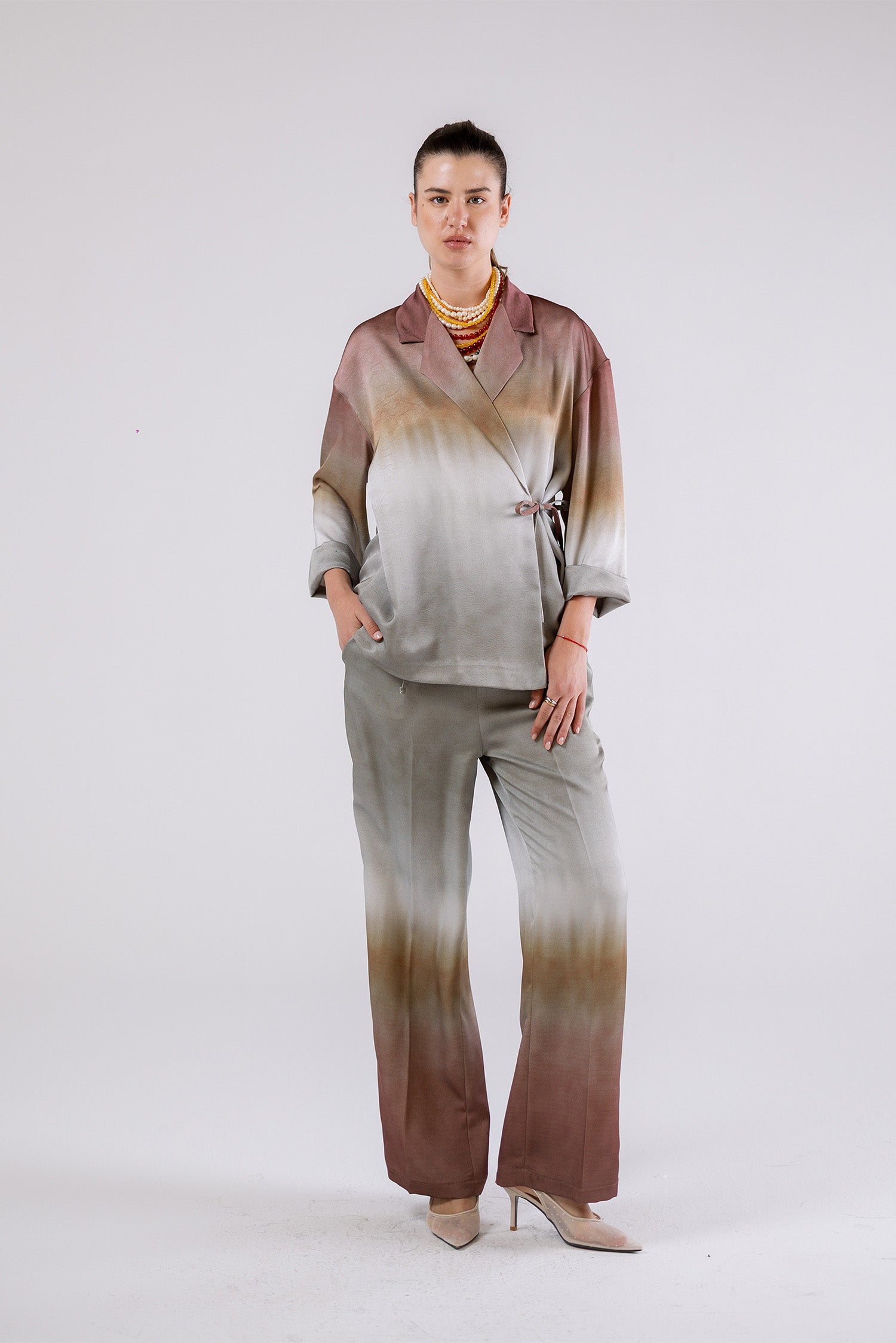 Ombre Wrap Top