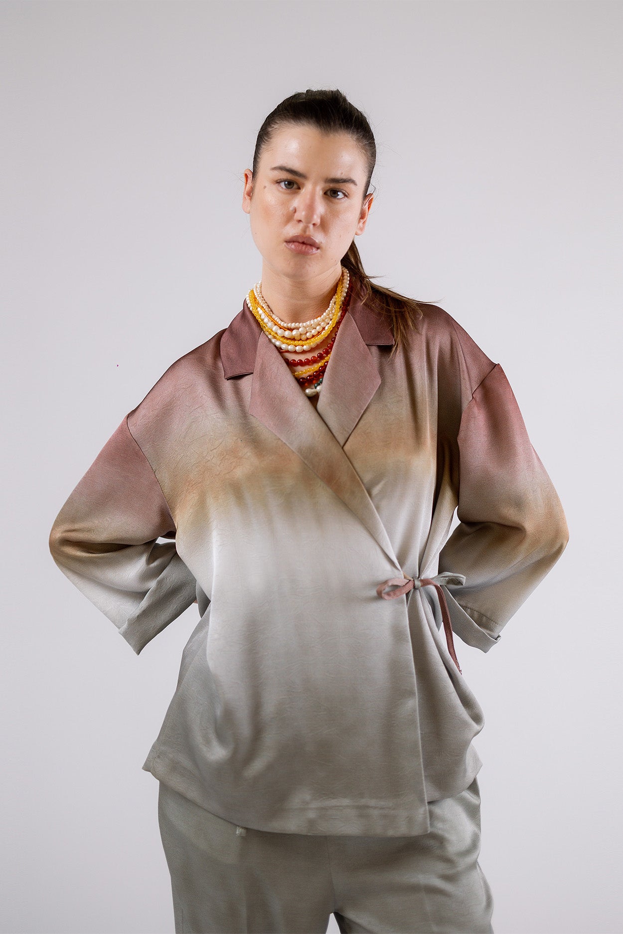 Ombre Wrap Top
