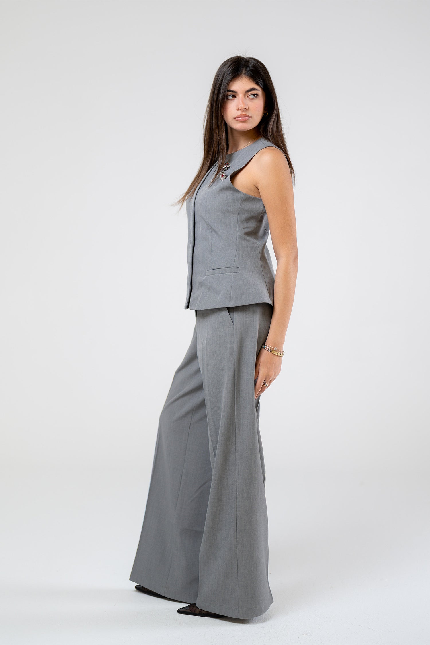 Wide-Leg Trousers
