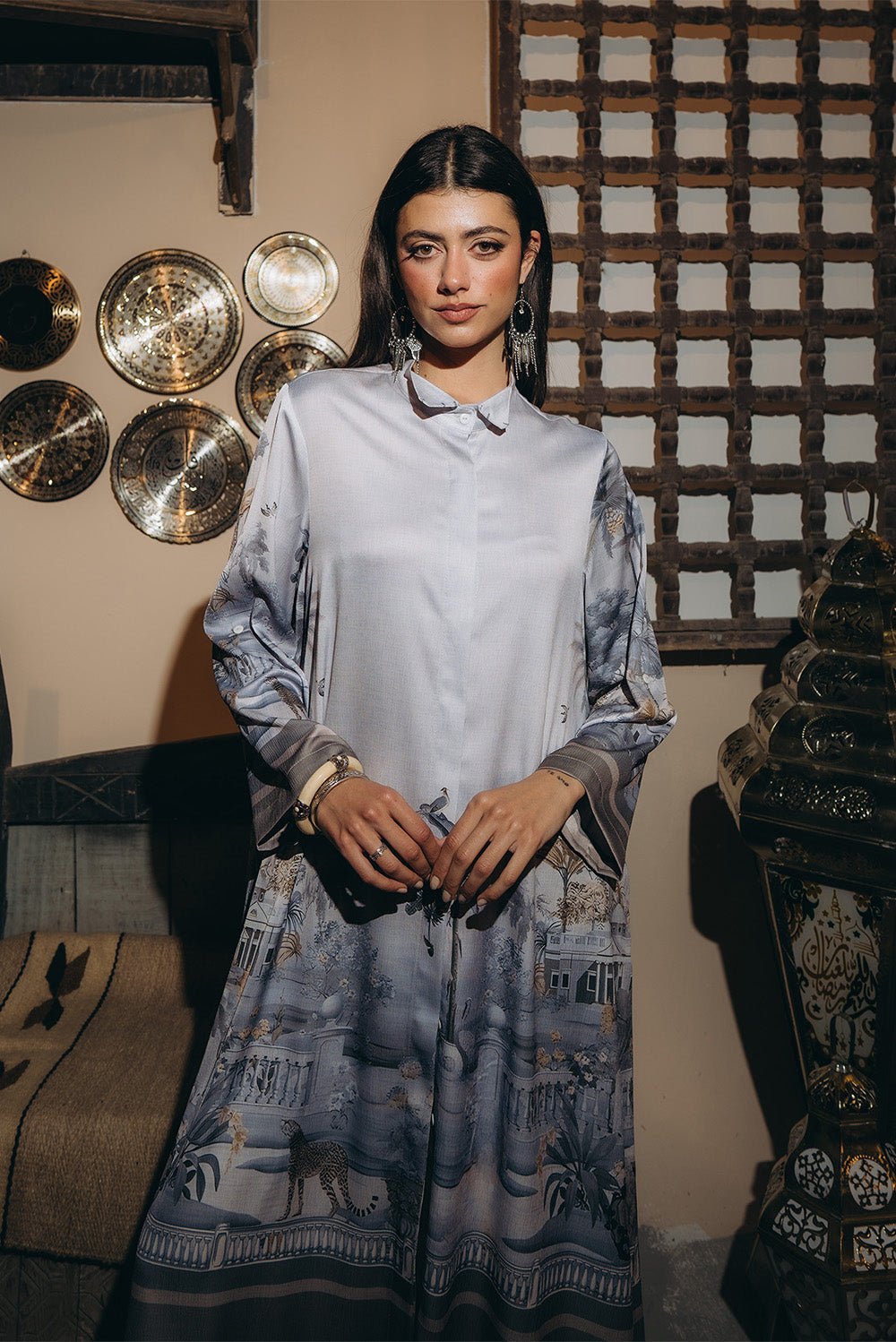 Printed Longline Tunic