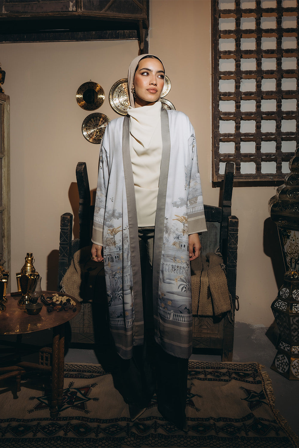 Artistic Printed Cardigan