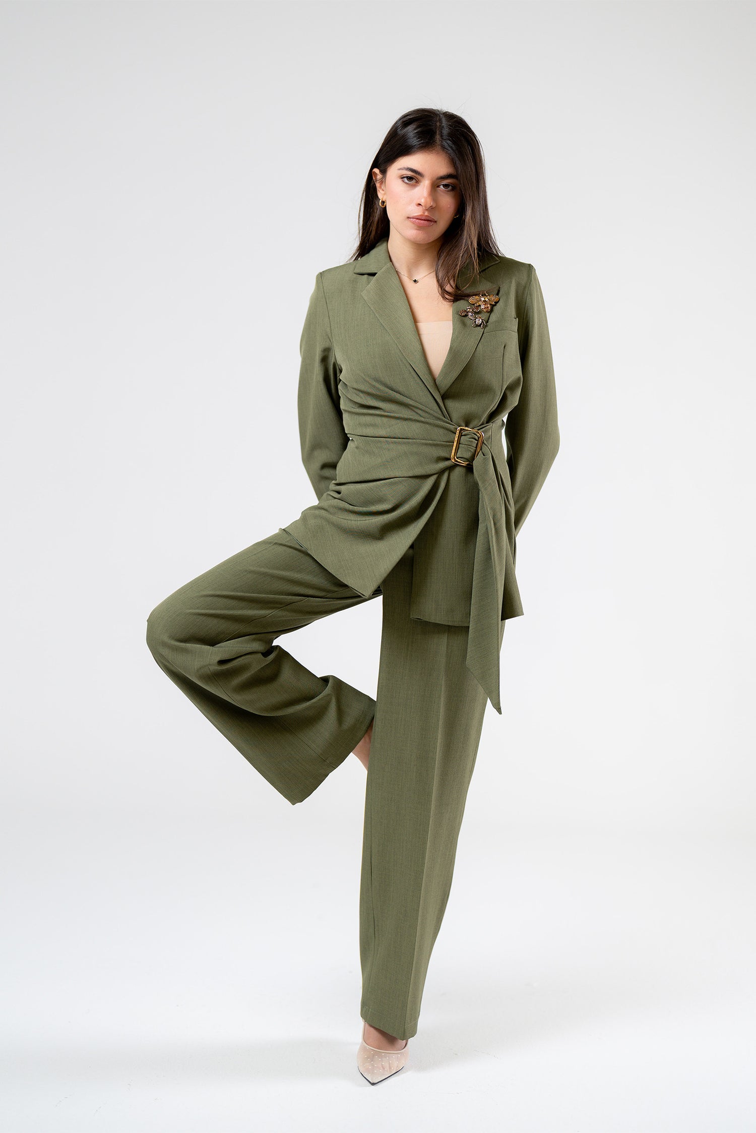 Straight-Leg Trousers