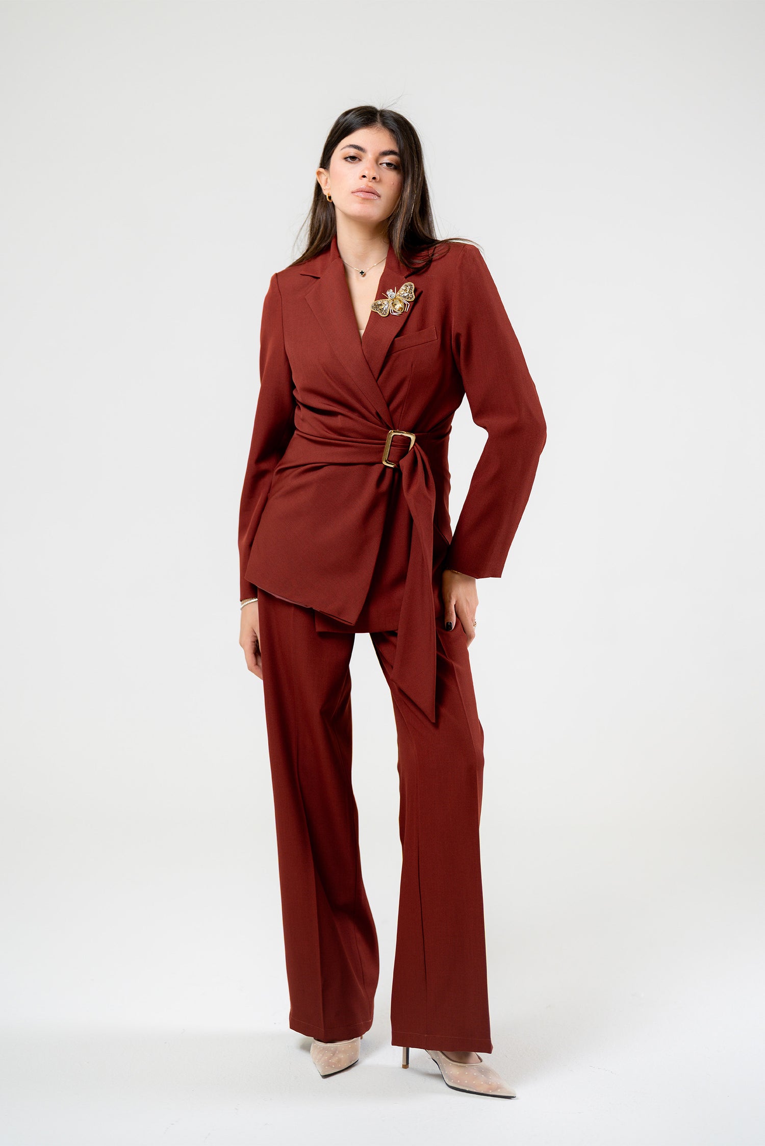 Straight-Leg Trousers