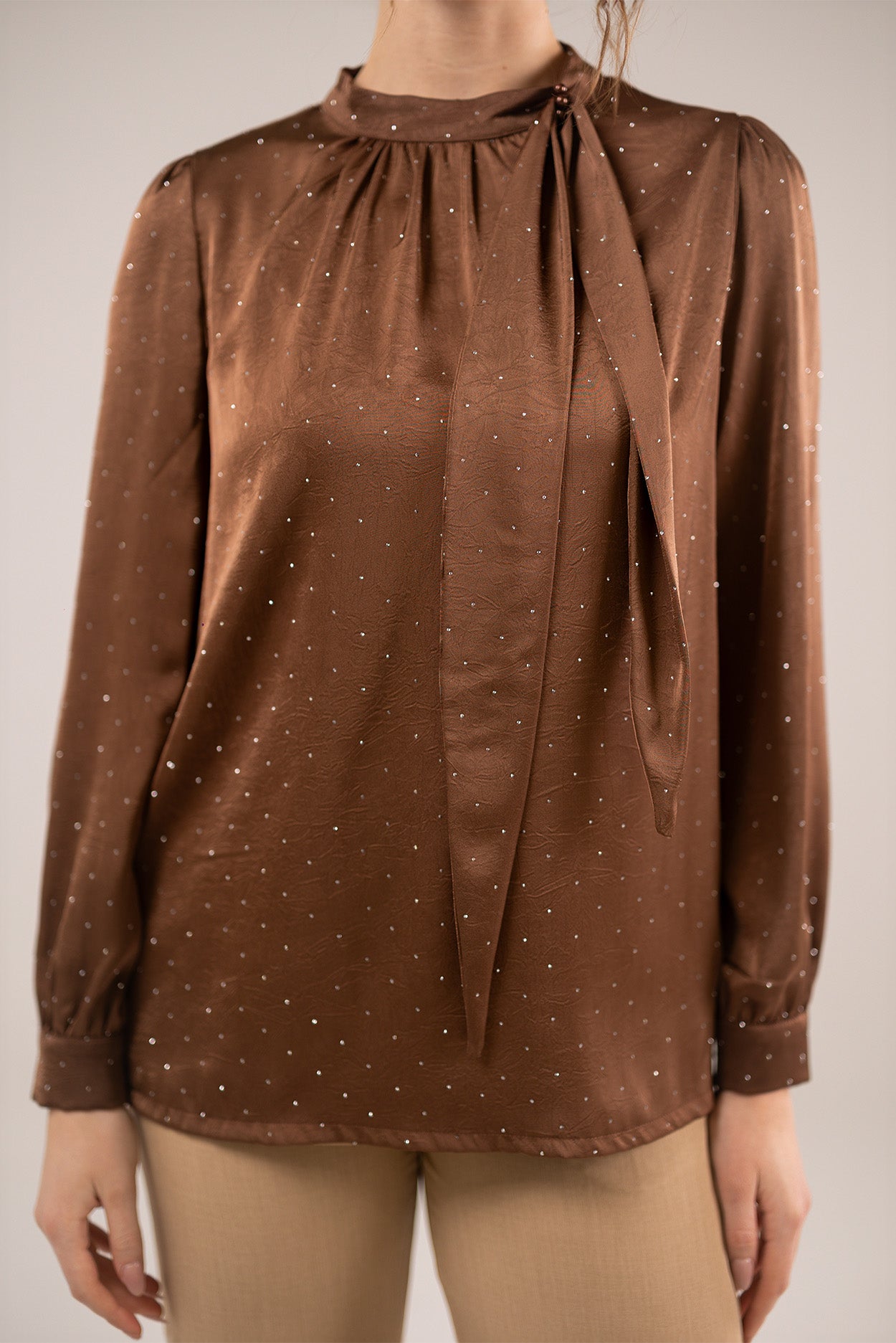 Tie-Neck Blouse