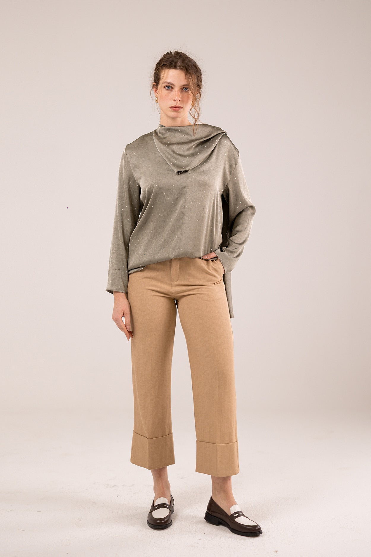 Tie-Neck Blouse