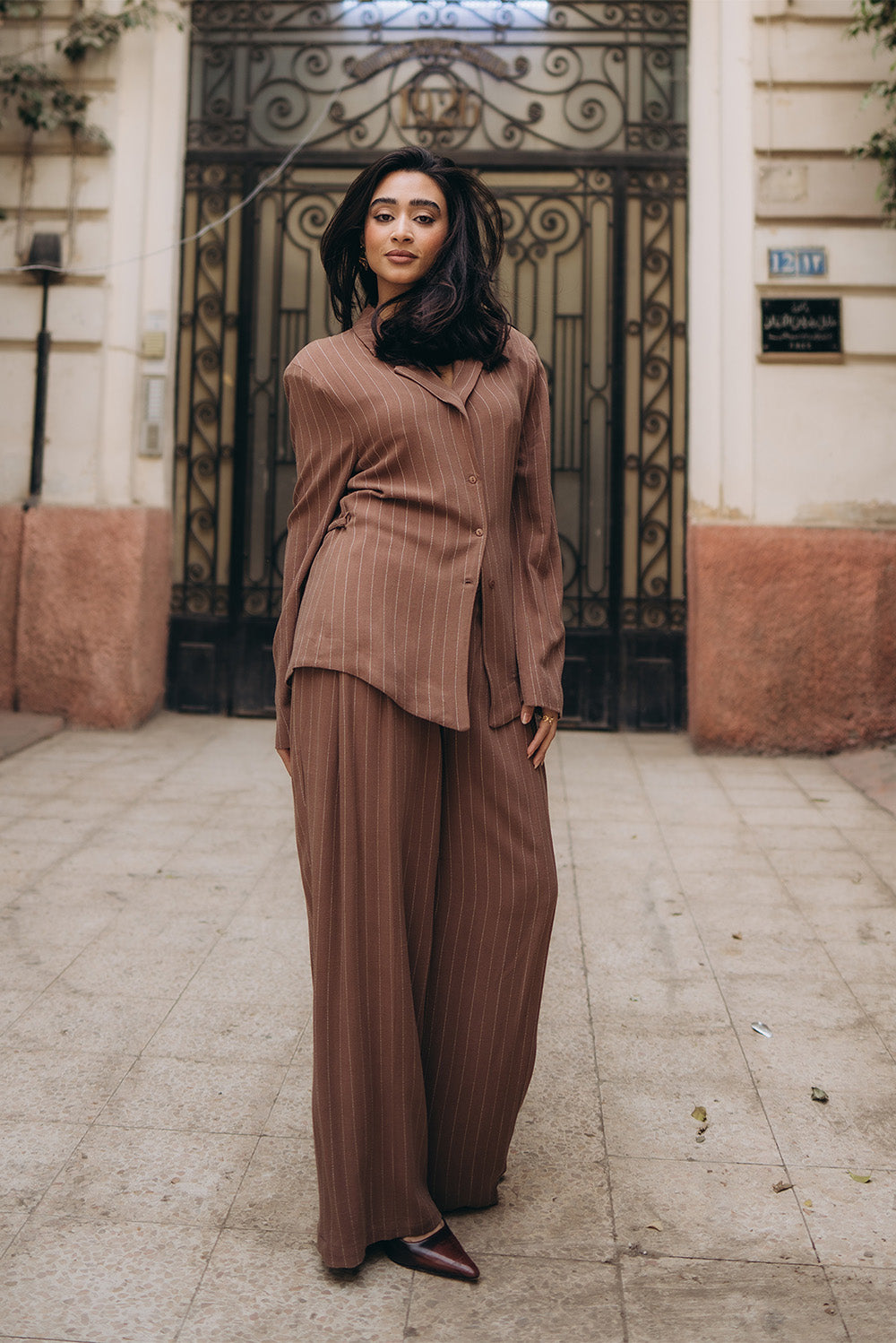 Pinstripe Tailored Shirt