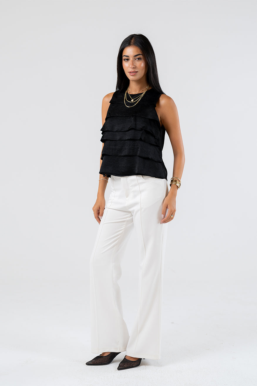 Layered Ruffle Blouse