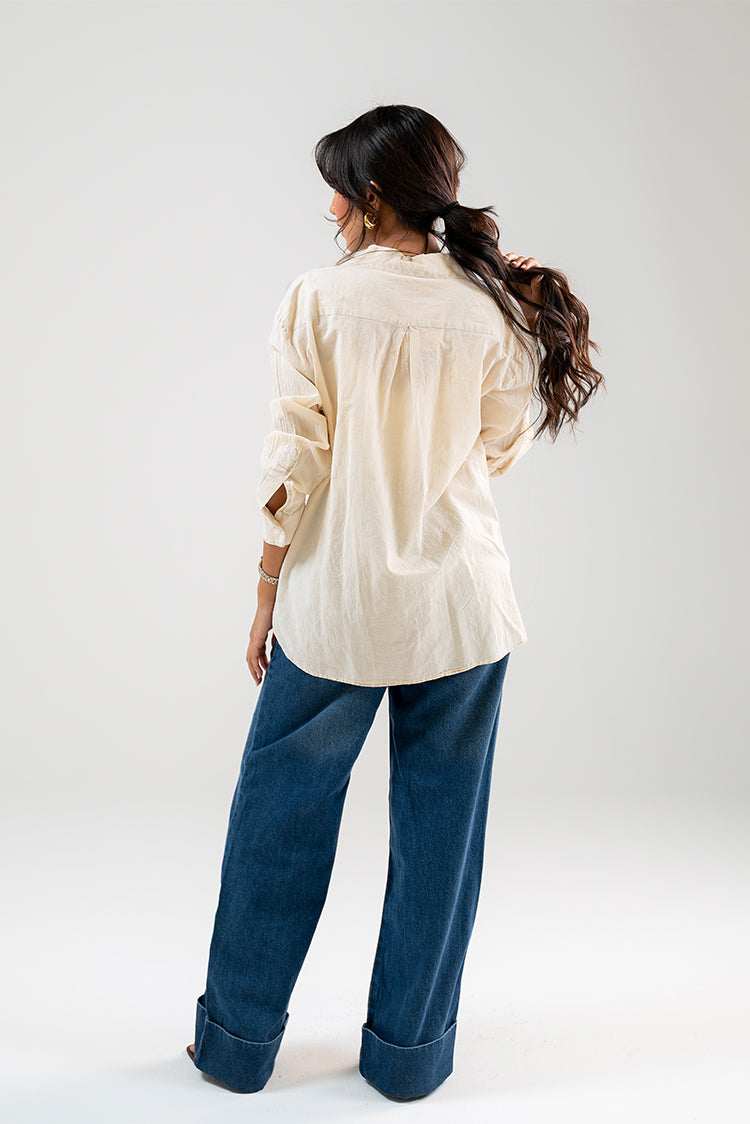 Classic Button-Front Shirt