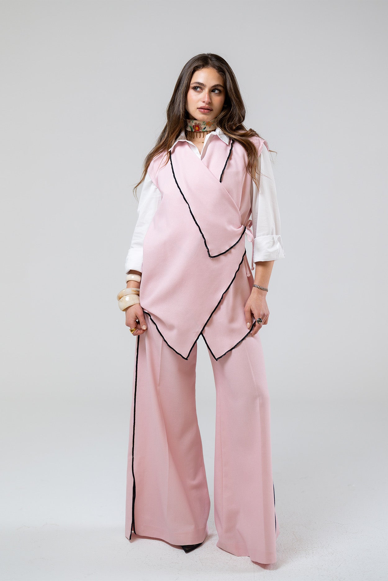 Asymmetric Wrap Top
