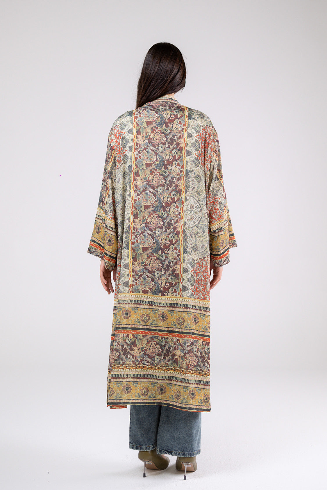 Flow Satin Kimono