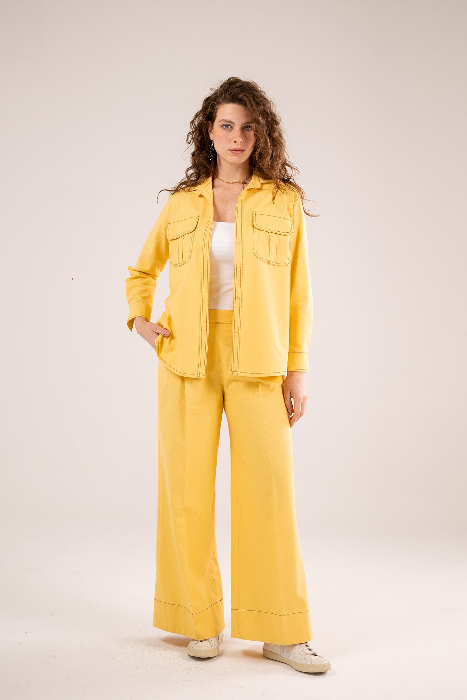 Wide-Leg Trousers