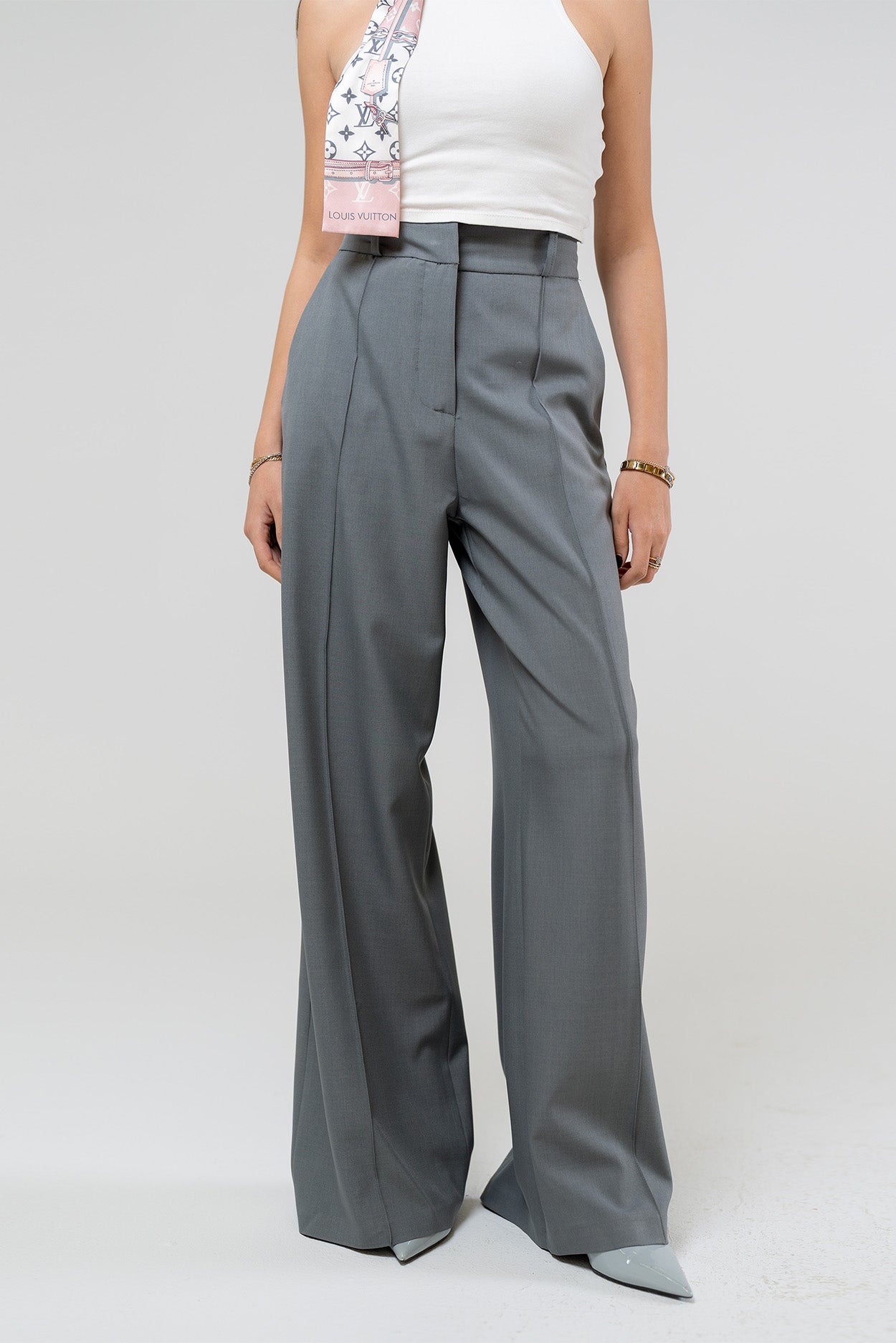 High-Waist Wide-Leg Pants