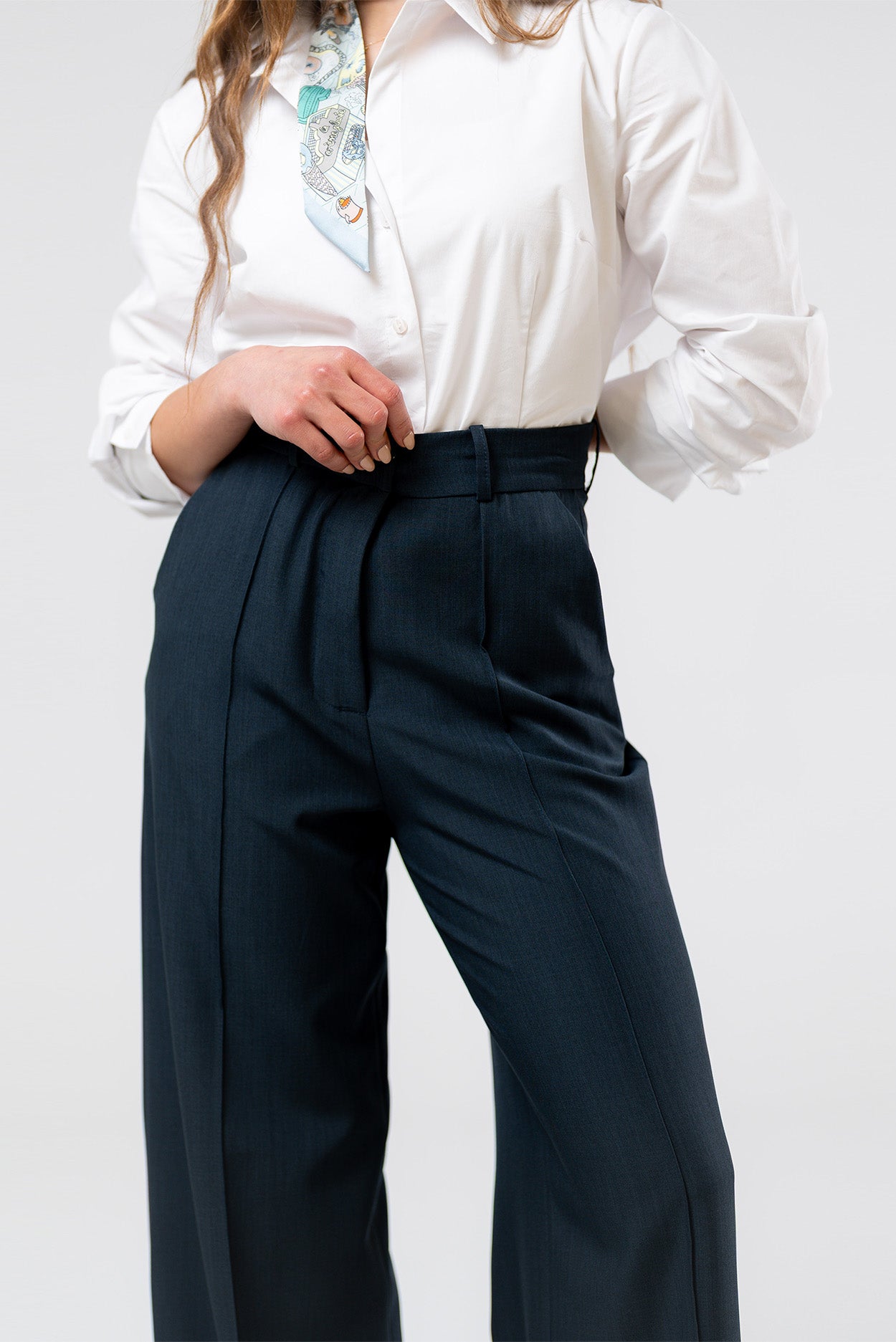 High-Waist Wide-Leg Pants