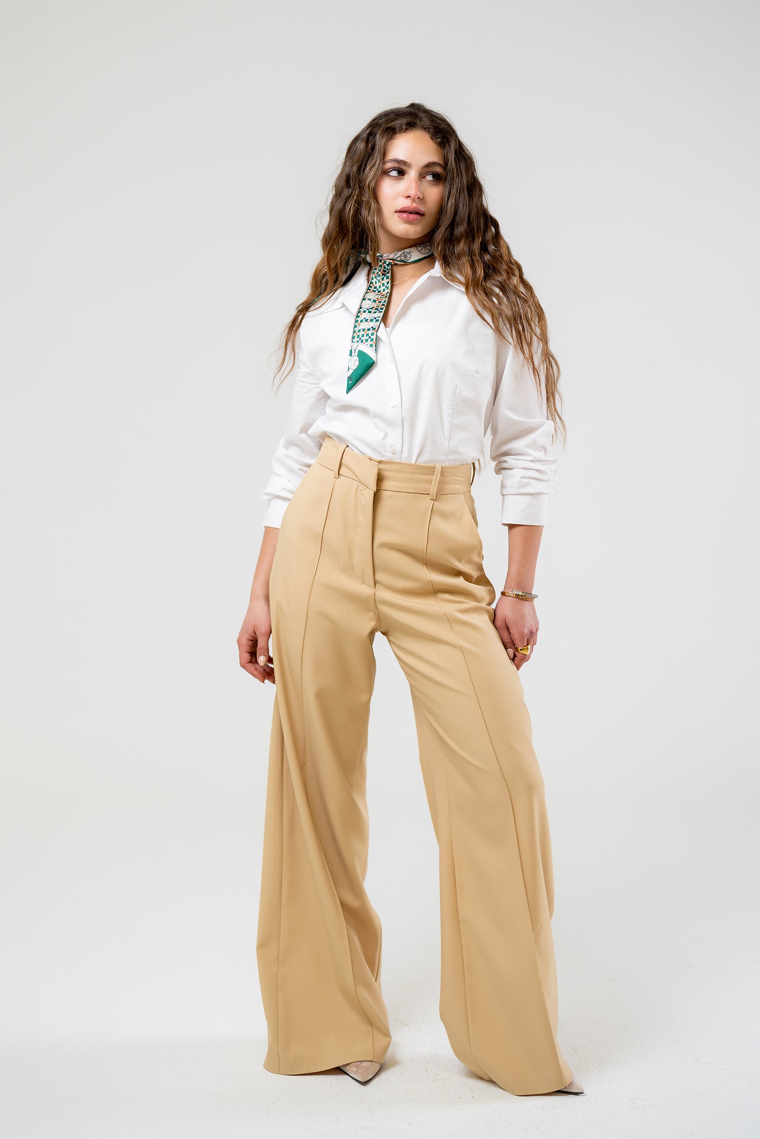High-Waist Wide-Leg Pants
