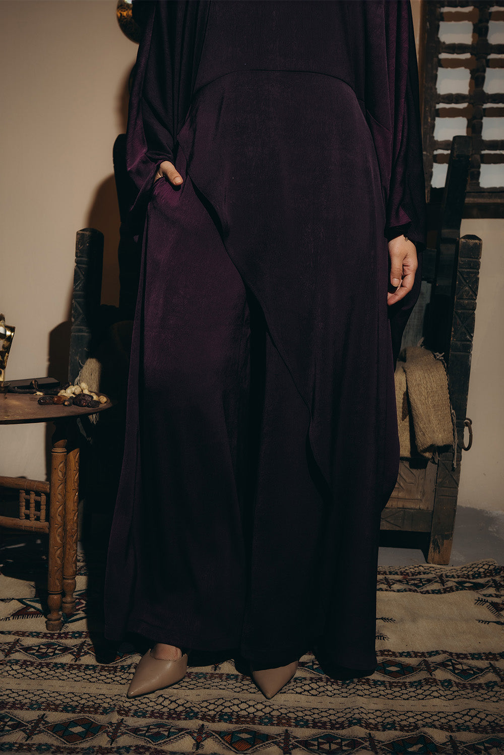 Wide-Leg Inner Pants