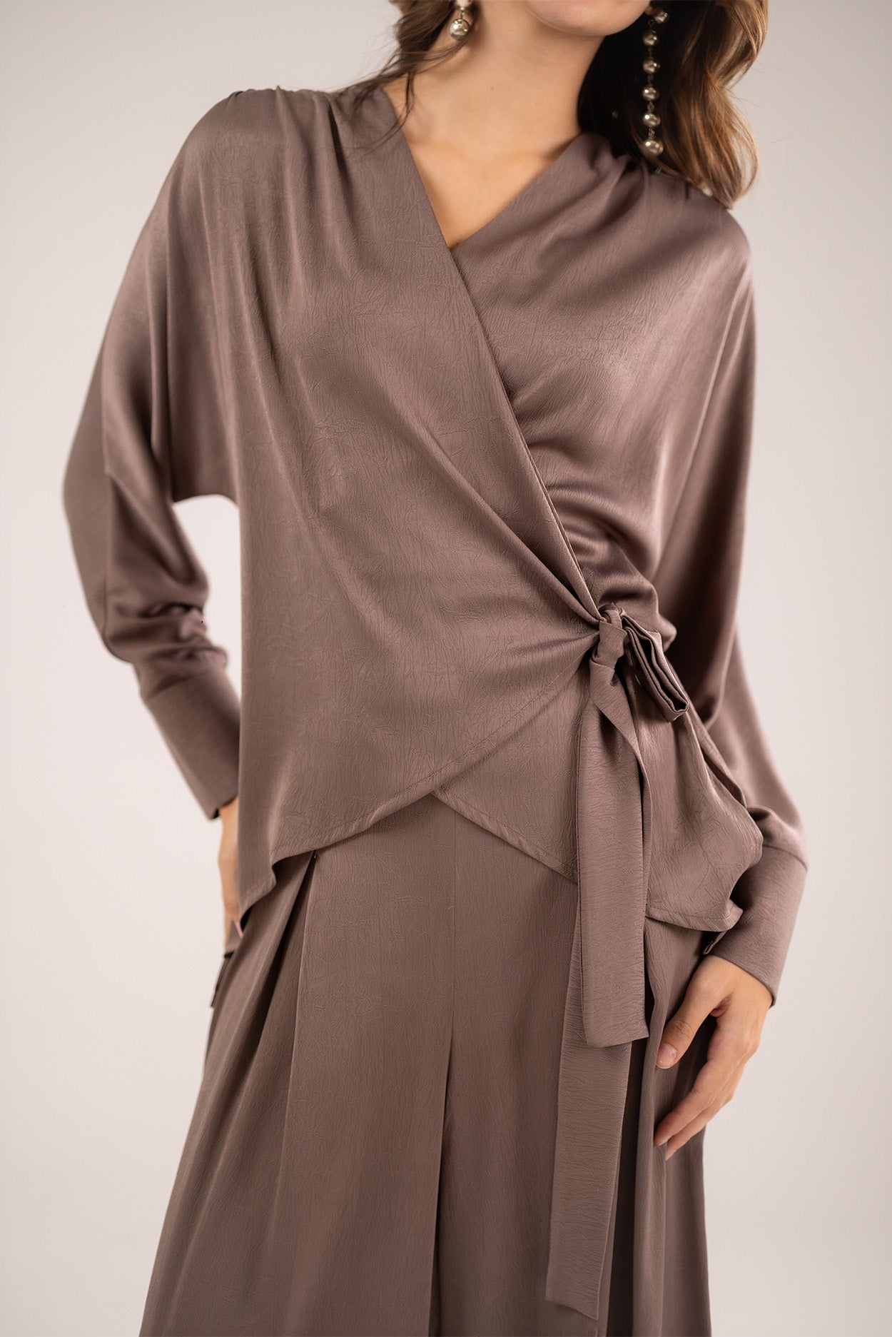 Loose Wrapped Blouse