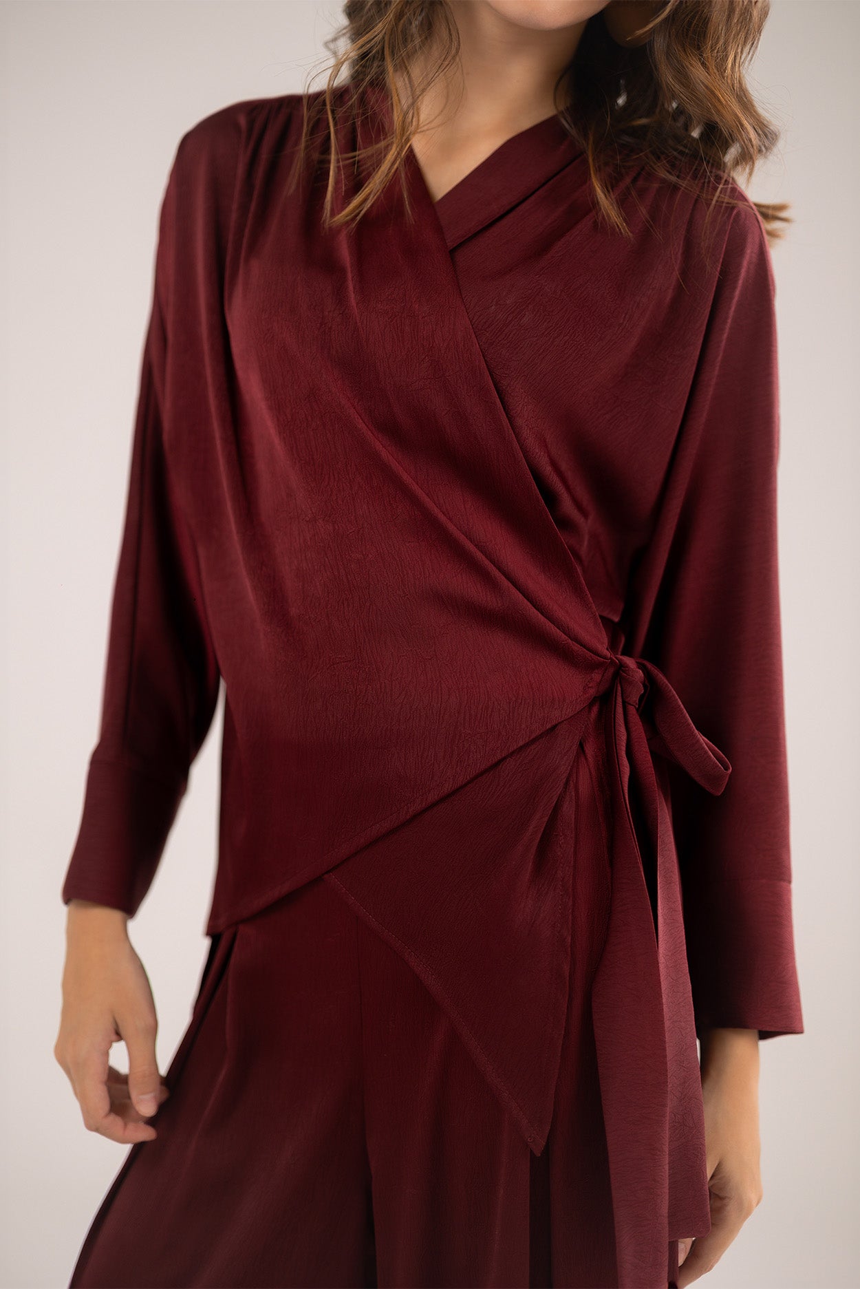 Loose Wrapped Blouse
