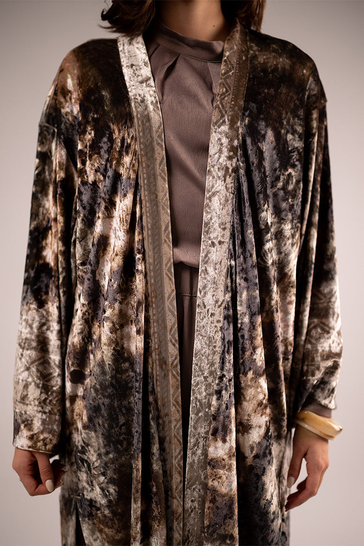Flow Velvety Kimono