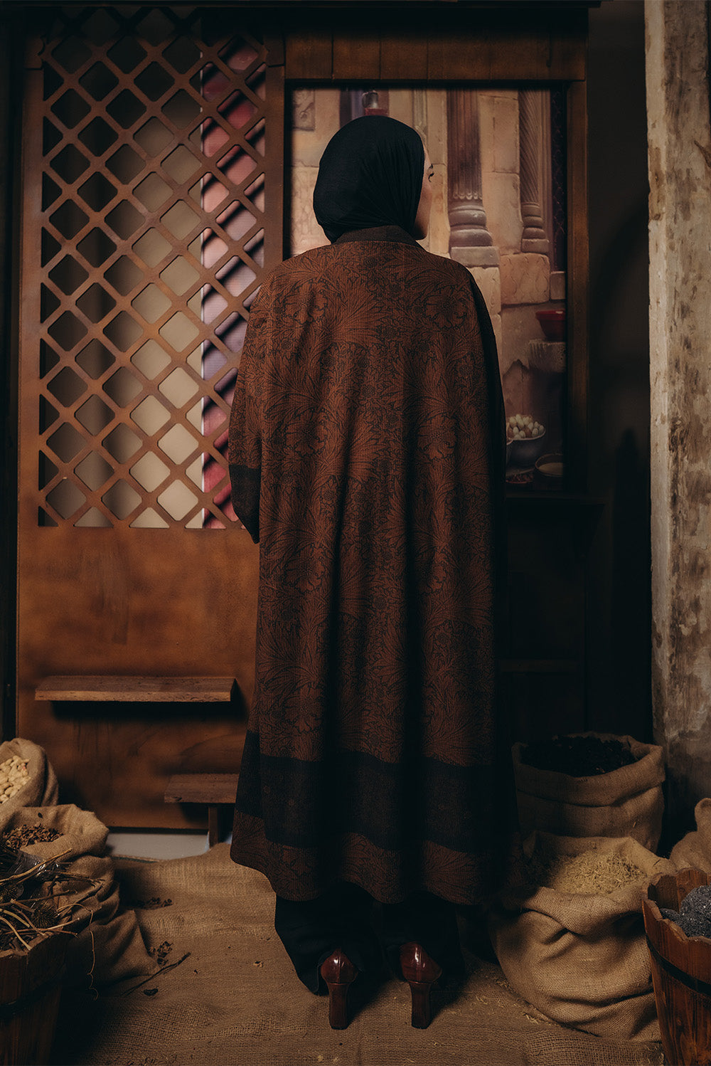 Open printed Cardigan