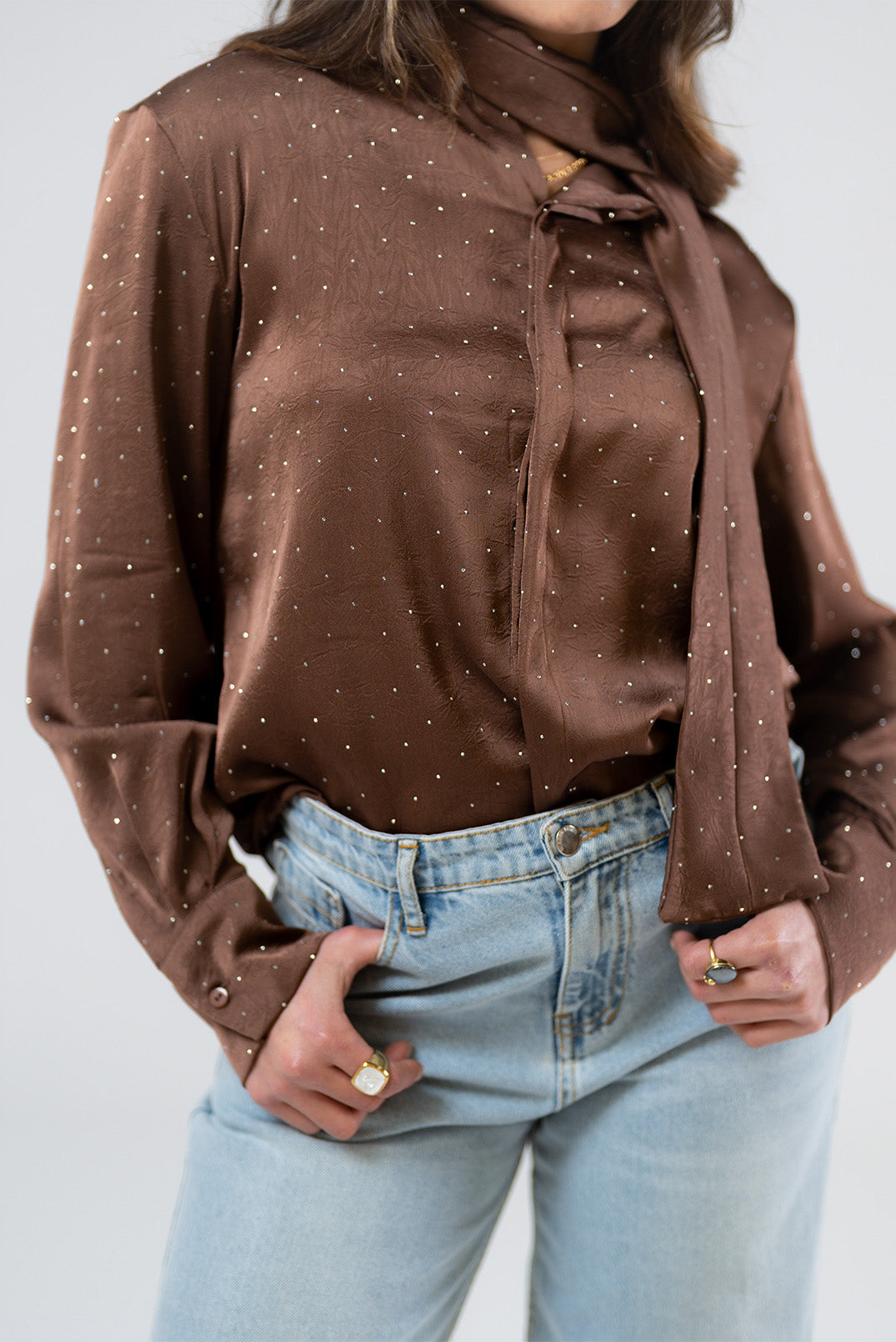 Tie-Neck Blouse