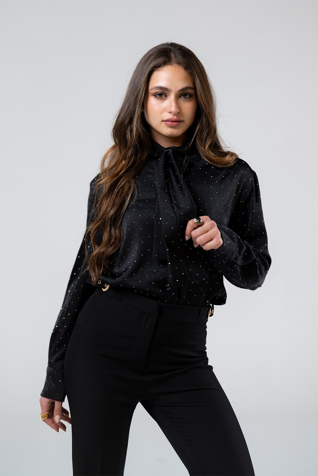Tie-Neck Blouse