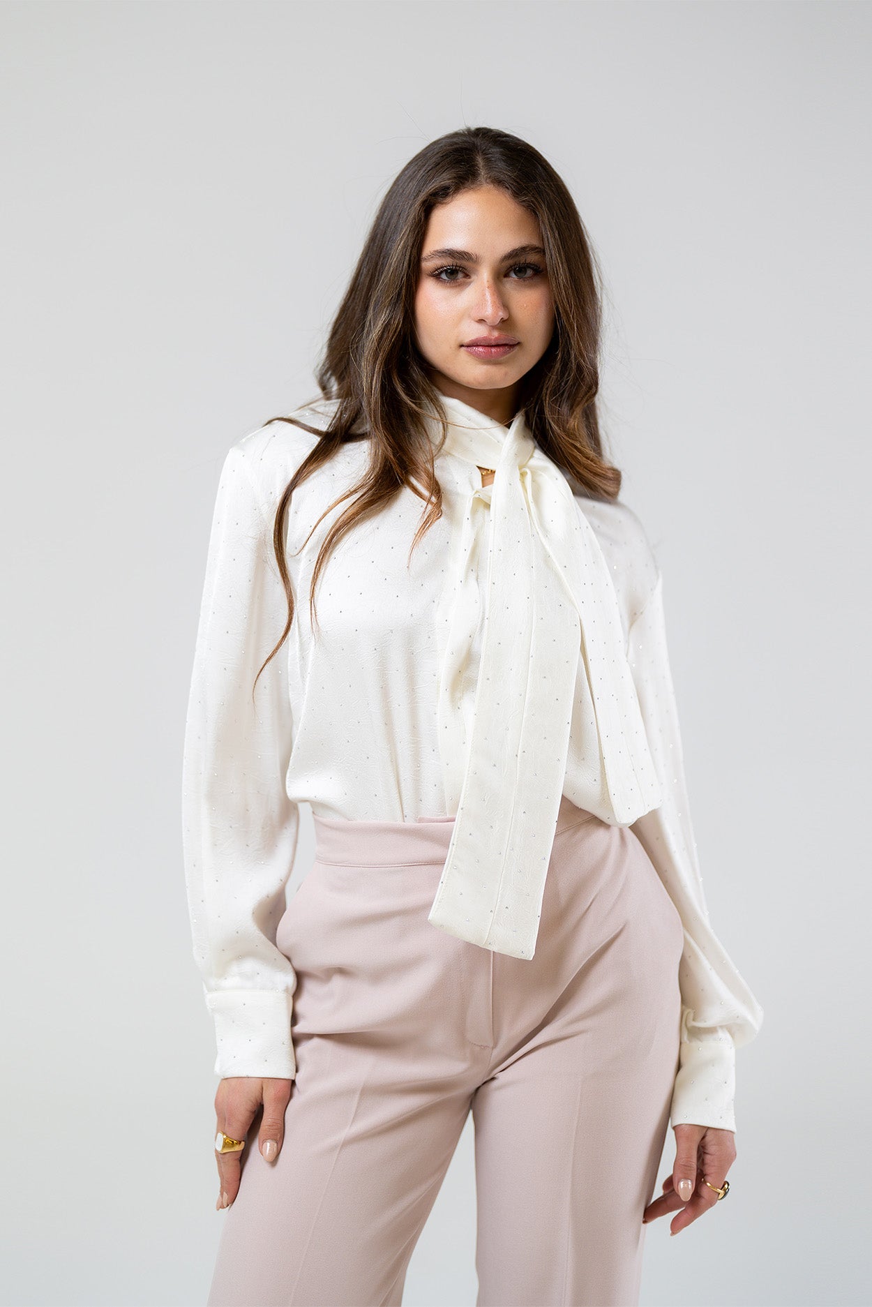 Tie-Neck Blouse