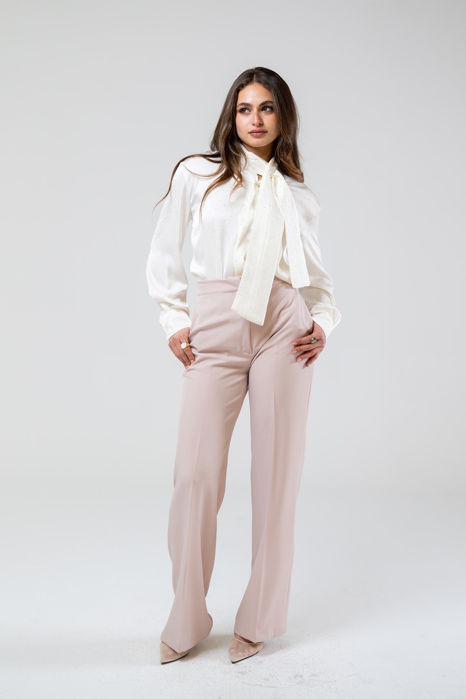 Tie-Neck Blouse