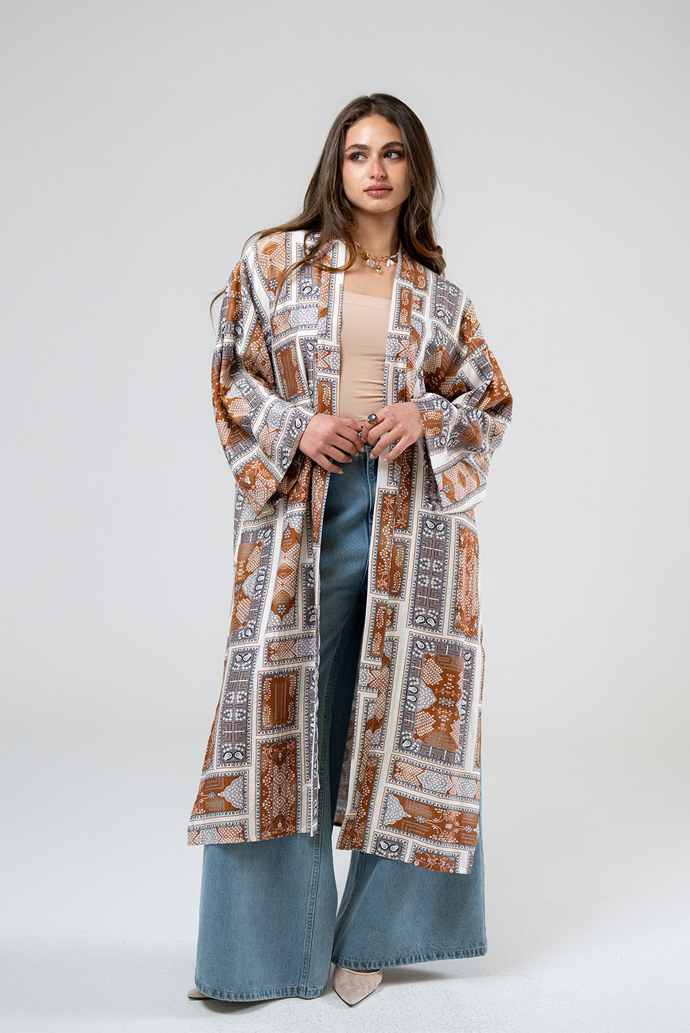 Printed Kimono