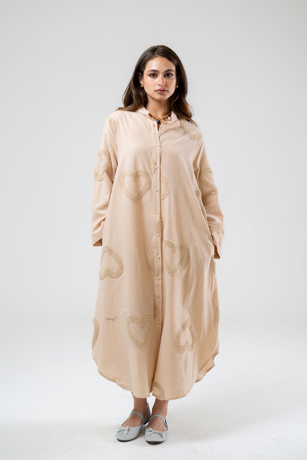 Cotton Shirt Dress