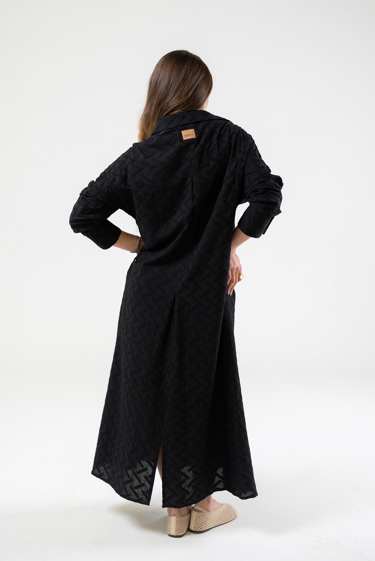 Textured Shirt Dress