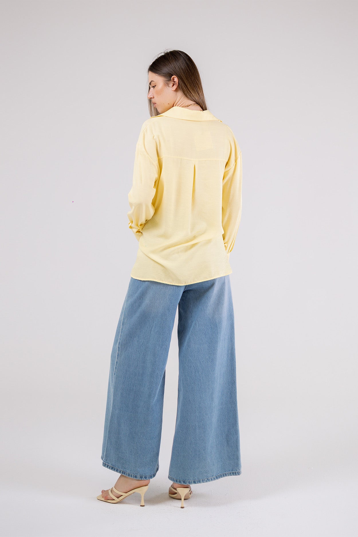 Long Sleeve Relaxed Blouse