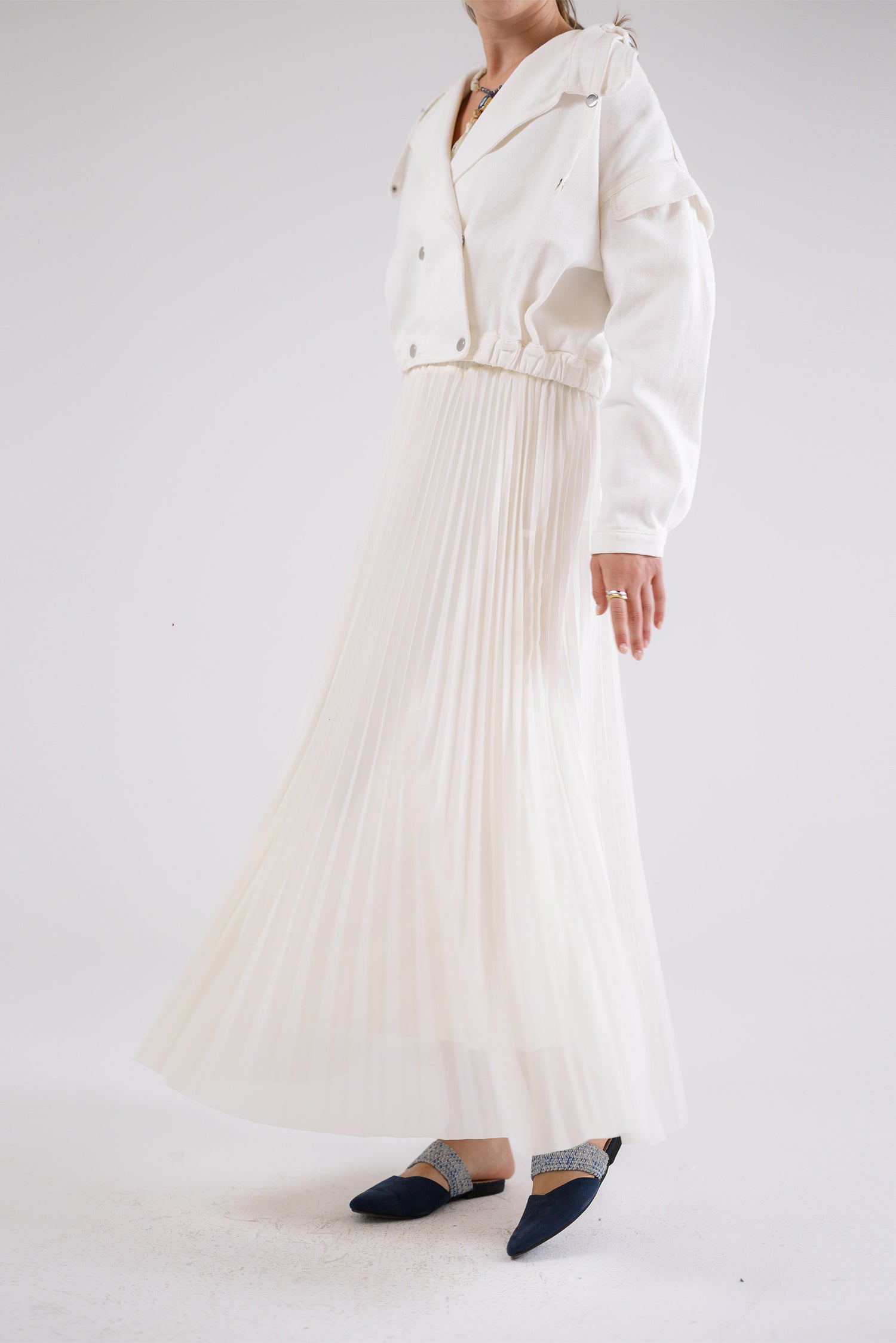 Soft Pleats Skirt