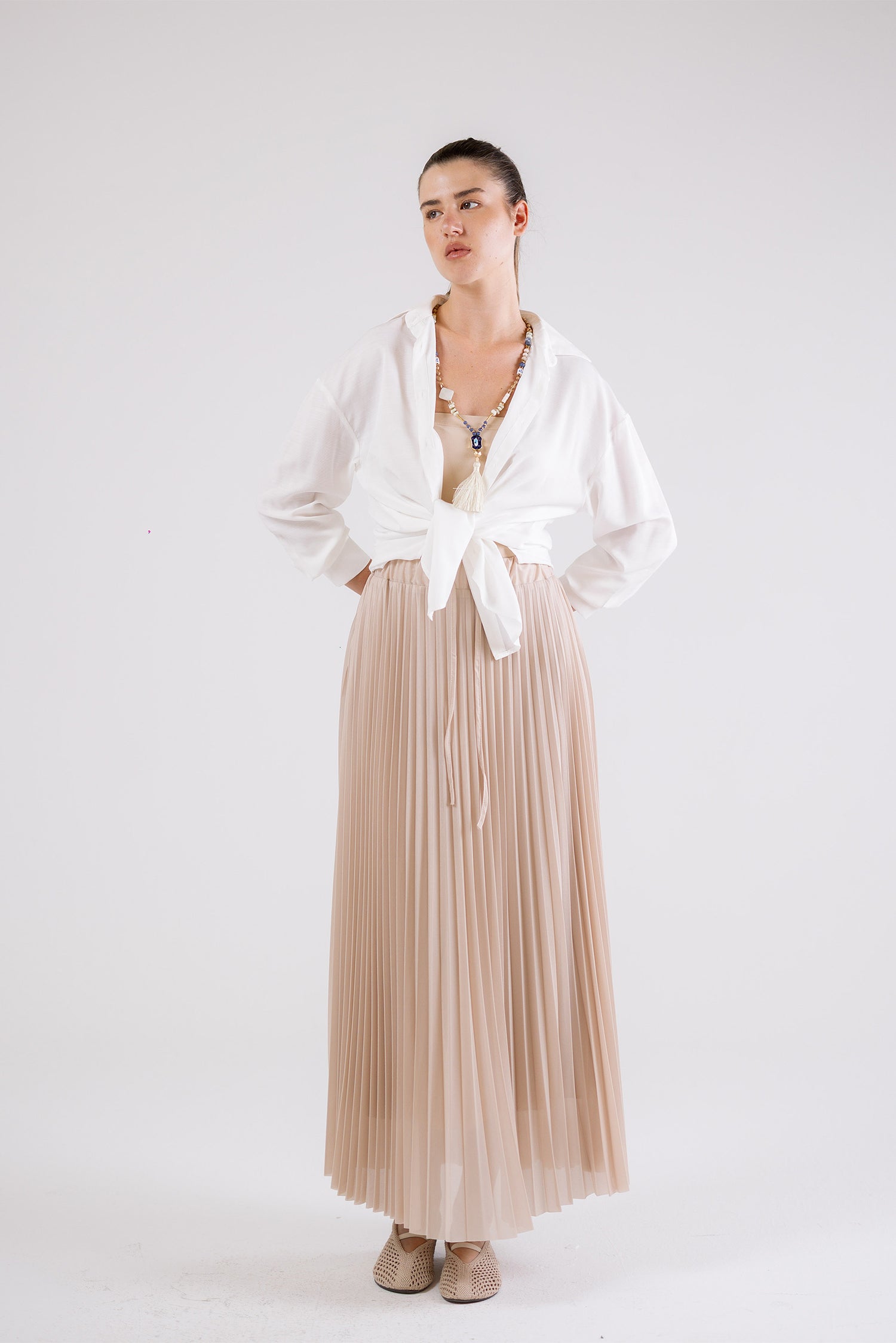 Soft Pleats Skirt