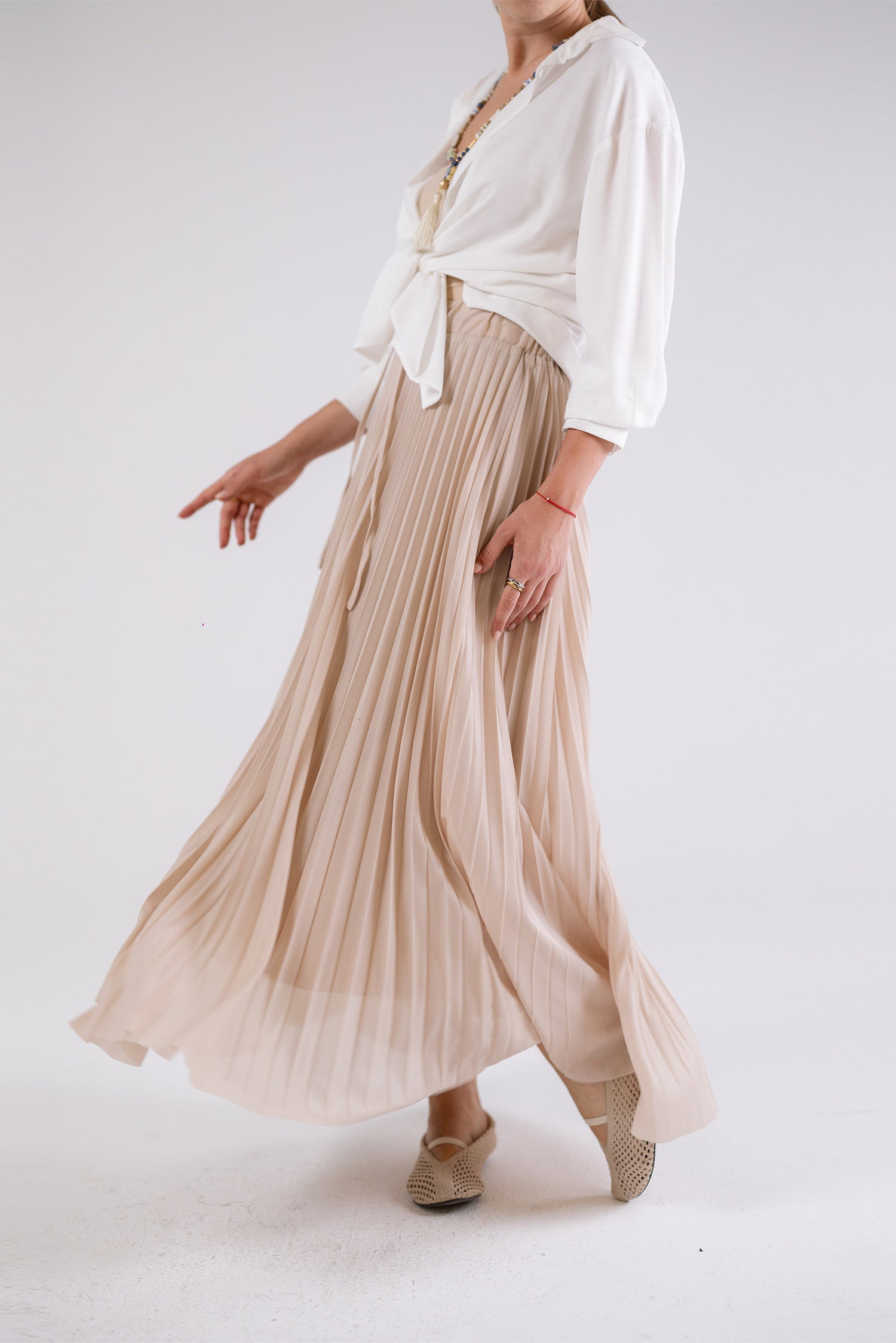 Soft Pleats Skirt