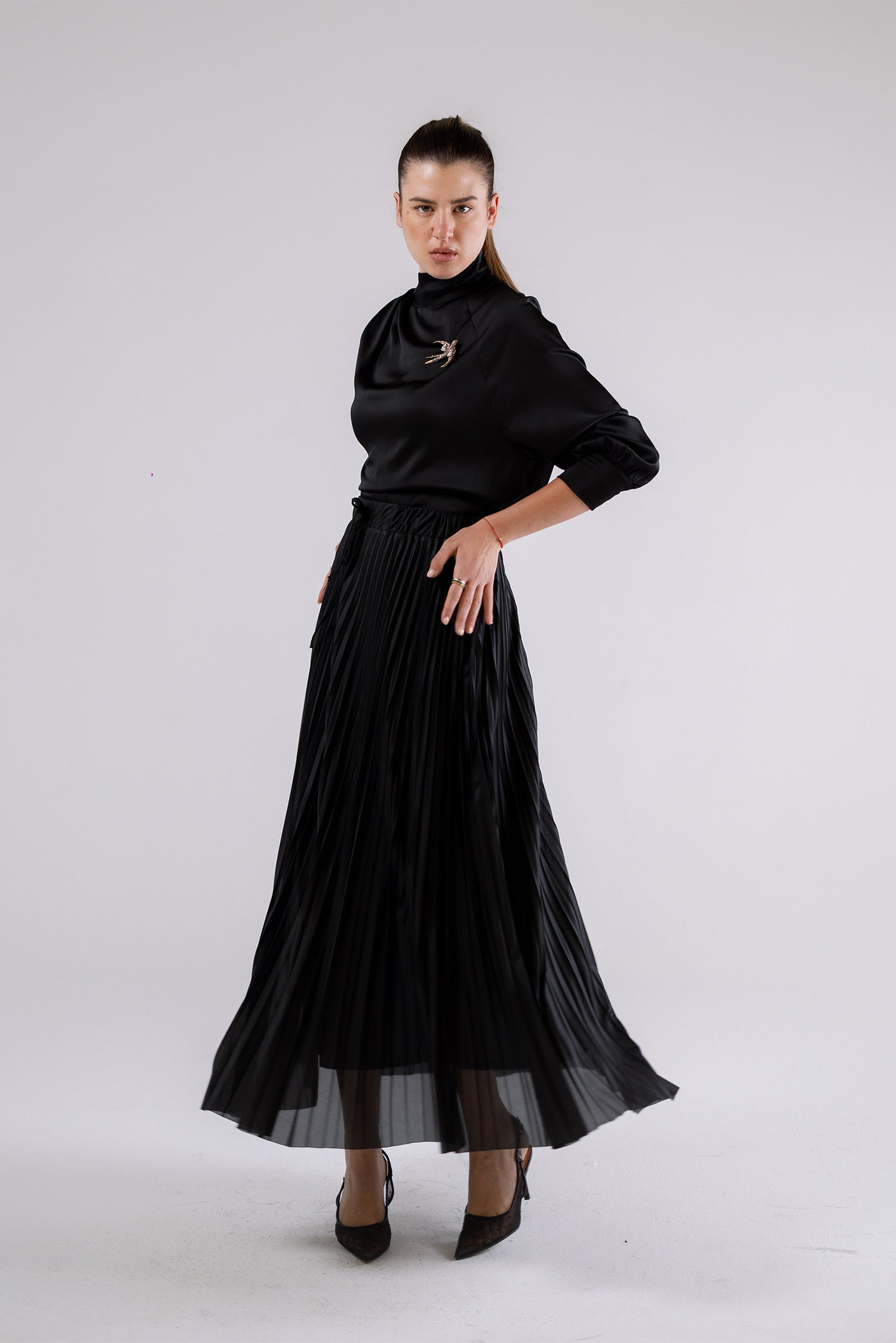 Soft Pleats Skirt