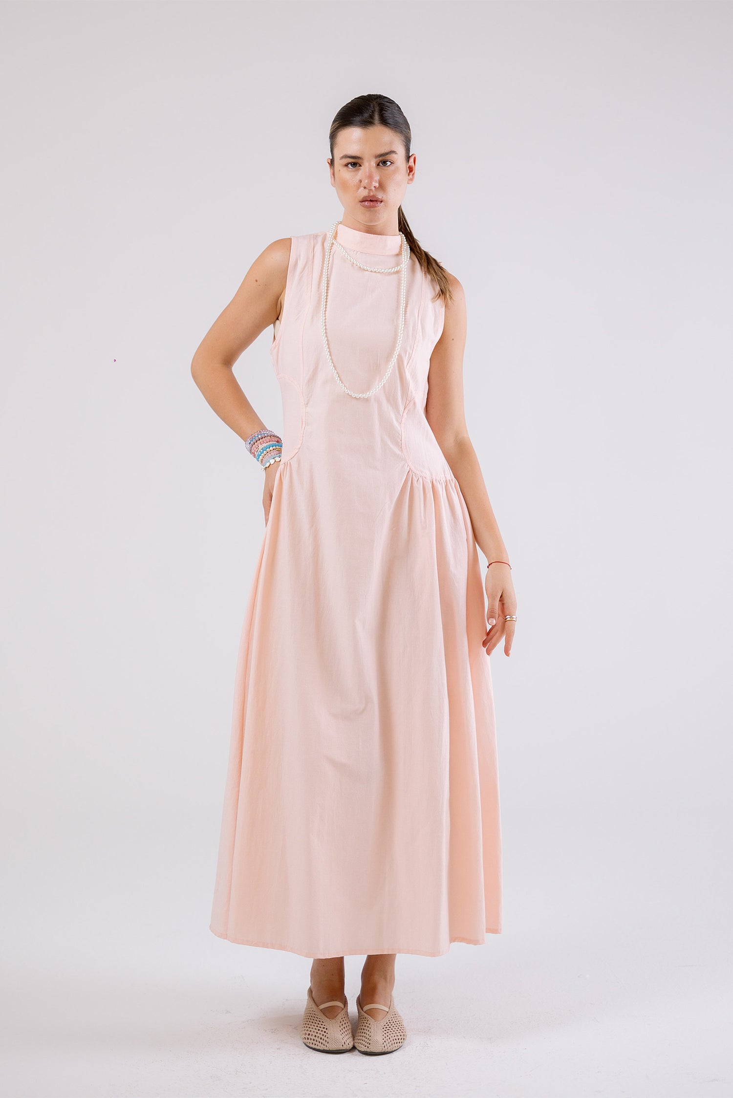 Sleeveless Midi Dress