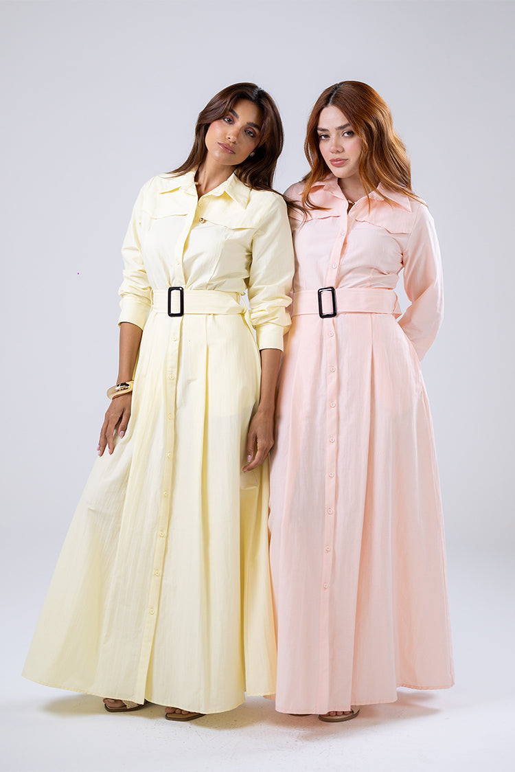 Belted Shirt Dress