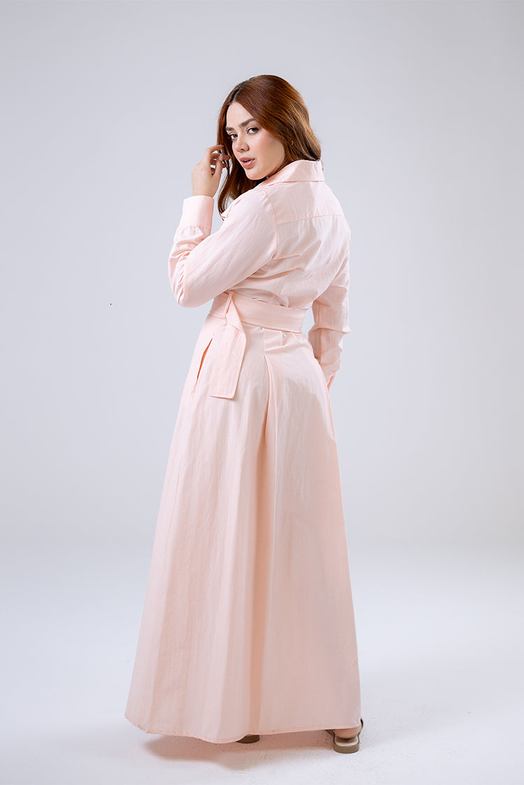 Belted Shirt Dress