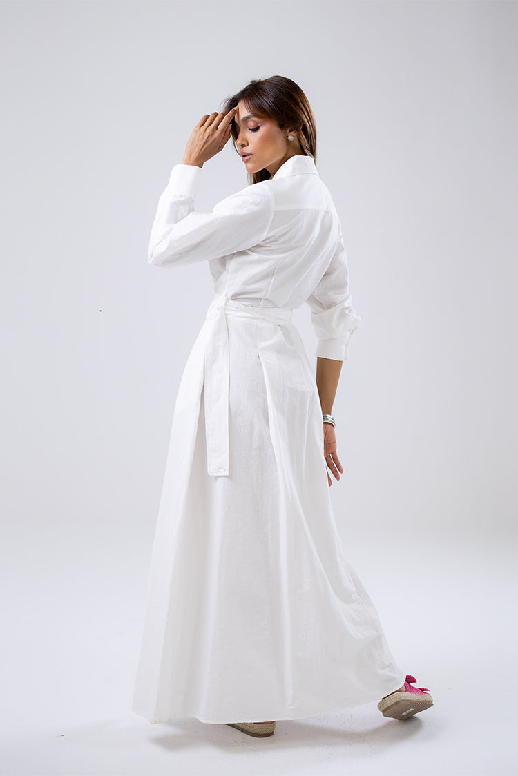 Belted Shirt Dress